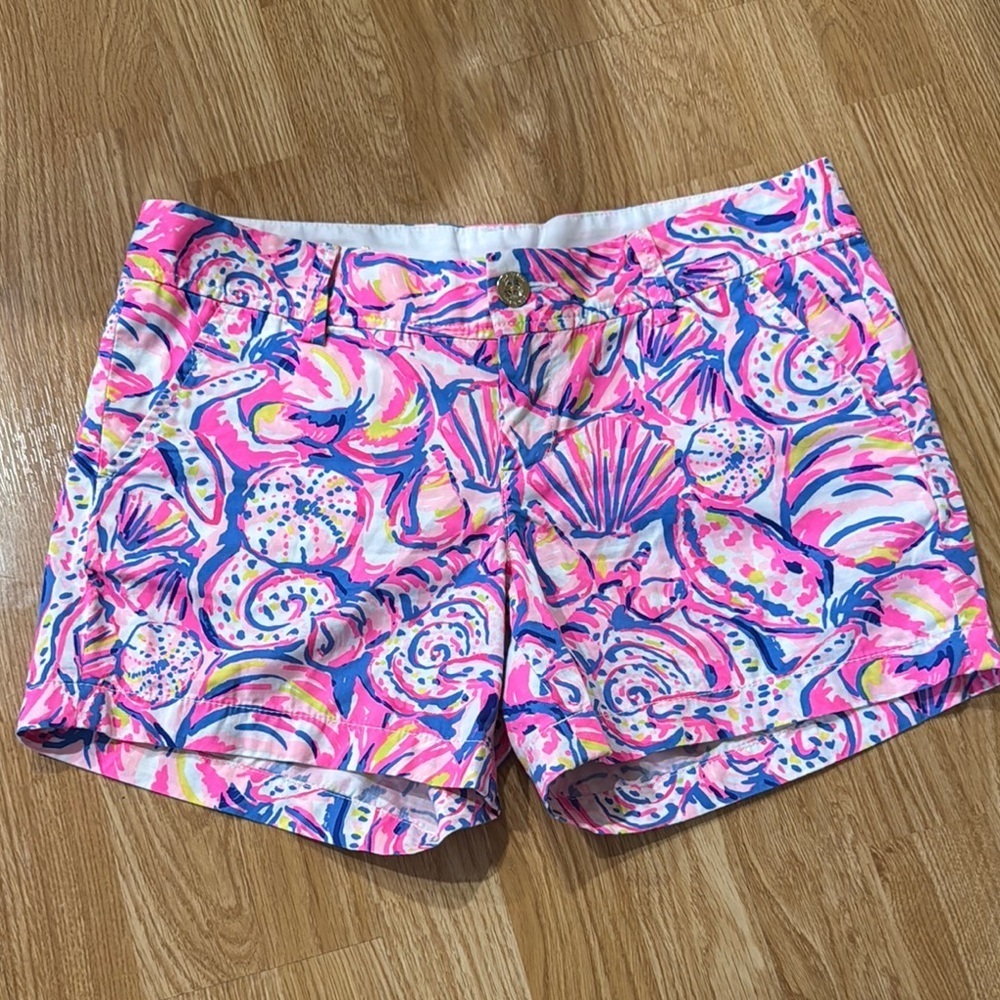 Lily Pulitzer Multi Shell Of A Time Print Callaha… - image 1